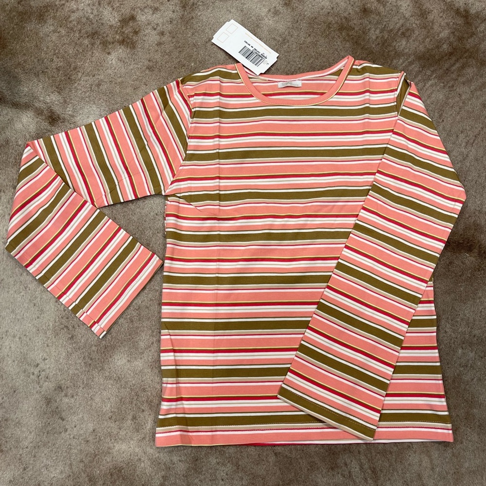 NWT Girl’s GMS Made In Argentina Striped Long Sleeve Shirt
